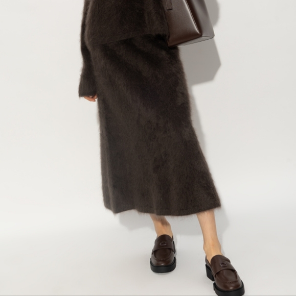 NWT Coach Leah Platform Lug Loafer in Maple Leather Brown - Picture 3 of 16